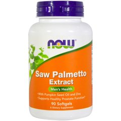 Со Пальметто Saw Palmetto Now Foods екстракт 80 мг 90 капсул