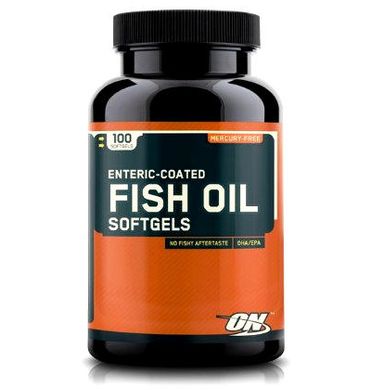 Фотография - Рыбий жир Fish Oil Optimum Nutrition 100 капсул