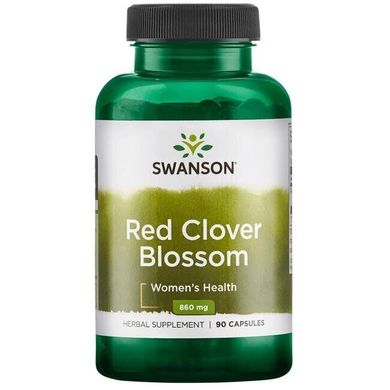 Красный клевер Red Clover Blossom Swanson 430 мг 90 капсул