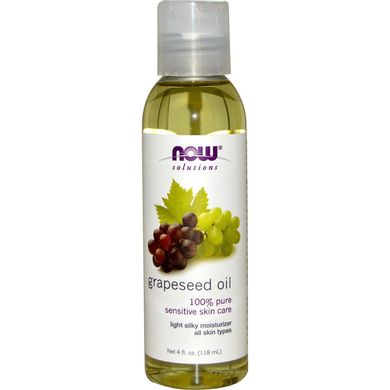 Олія виноградних кісточок Grape Seed Oil Now Foods 118 мл