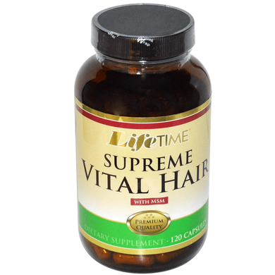 Фотография - Витамины для волос Supreme Vital Hair with MSM Life Time 120 капсул