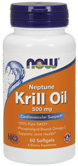 Фотография - Масло криля Krill Oil Neptune Now Foods 500 мг 60 капсул
