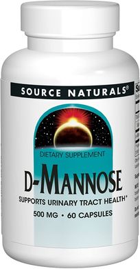 Фотография - D-Маноза D-Mannose Source Naturals 500 мг 60 капсул