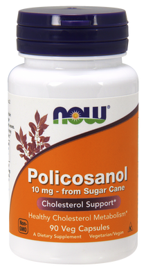 Фотография - Поликозанол Policosanol Now Foods 10 мг 90 капсул