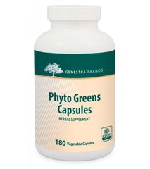 Фотография - Витамины с пищевыми волокнами и ферментами Phyto Greens Genestra Brands 180 капсул