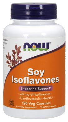 Соєві ізофлавони Soy Isoflavones Now Foods 150 мг 120 капсул