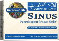Фотография - Иммунный баланс для синусов Immune Balance Garden of Life 60 капсул