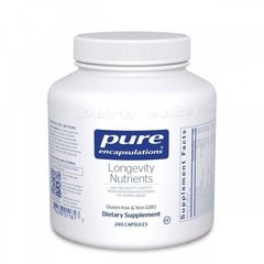 Фотография - Поживні речовини для довгожительства Longevity Nutrients Pure Encapsulations 240 капсул