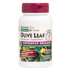 Екстракт листя оливи Olive Leaf Nature's Plus Herbal Actives 500 мг 30 капсул