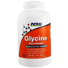 Фотография - Гліцин Glycine Now Foods порошок 454 г