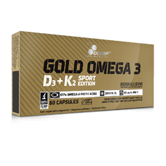 Фотография - Омега-3 риб'ячий жир Gold Omega 3 D3+K2 Sport Edition Olimp Nutition 60 капсул