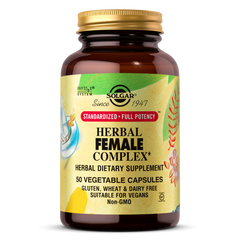 Фотография - Травяной комплекс для женщин Herbal Female Complex Solgar 50 капсул