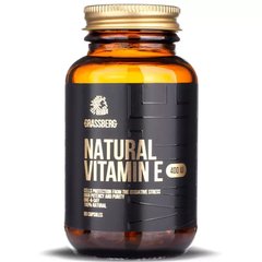 Фотография - Вітамін E натуральный Vitamin E Grassberg 400 МЕ  60 капсул