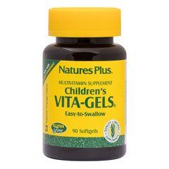 Фотография - Вітаміни для дітей Children's Vita-Gels Nature's Plus апельсин 90 капсул