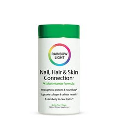 Фотография - Вітаміни для нігтів волосся та шкіри Nail Hair & Skin Connection Rainbow Light 60 таблеток