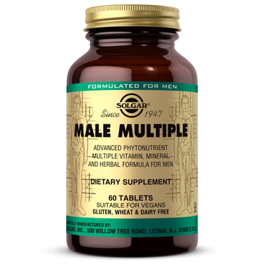 Фотография - Вітаміни для чоловіків Male Multiple Solgar 120 таблеток