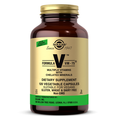Фотография - Мультивитамины VM-75 Multiple Vitamins Solgar 120 капсул