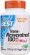 Ресвератрол Trans-Resveratrol 100 Doctor's Best 100 мг 60 капсул