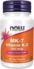 Фотография - Вітамін К2 МК-7 Vitamin K2 Now Foods 100 мкг 60 капсул