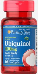 Фотография - Убихинол Ubiquinol Puritan's Pride 100 мг 60 капсул