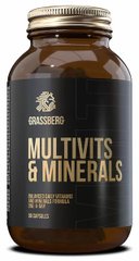 Фотография - Мультивітамини і мінерали Multivits & Minerals Grassberg 90 капсул