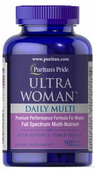 Фотография - Вітаміни для жінок Ultra Woman Daily Mult Puritan's Pride 90 каплет