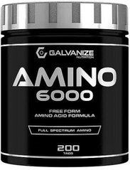 Комплекс амінокислот Amino 6000 Galvanize Nutrition 200 таблеток