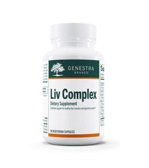 Фотография - Підтримка печінки Liv Complex Liver Support Genestra Brands 90 капсул