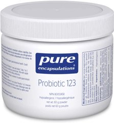 Пробіотики підтримка здорової мікрофлори кишечника для дітей Probiotic 123 Pure Encapsulations 60 г