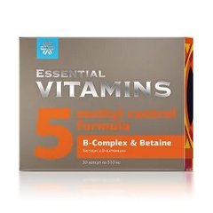 Фотография - Бетаин и В-витамины Betaine With Vitamin B Essential Vitamins Siberian Wellness 30 капсул