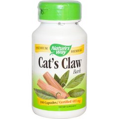 Котячий кіготь Cat's Claw Nature's Way 485 мг 100 капсул