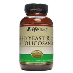 Червионий рис та поликозанол Red Yeast Rice & Policosanol Life Time 60 капсул