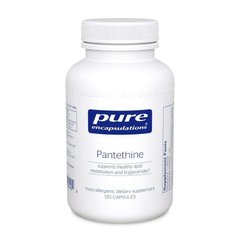 Вітамін В5 Пантетин Pantethine Pure Encapsulations 120 капсул