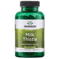 Розторопша Milk Thistle Swanson 500 мг 100 капсул