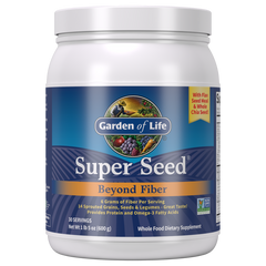 Фотография - Суміш з пророслого насіння , зерен та бобових Super Seed Beyond Fiber Garden of Life 600 г