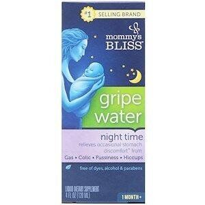 Фотография - Водичка від дитячих кольок нічна Gripe Water Mommy's Bliss 120 мл