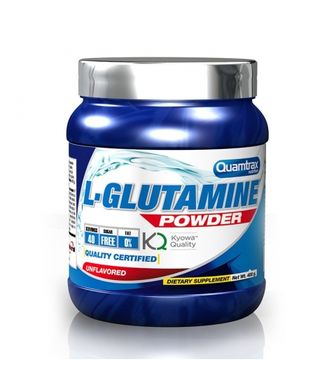 Глютамін L-Glutamine Powder Quamtrax без смаку 400 г