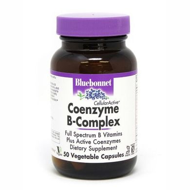 Коензим В-Комплексу Coenzyme B-Complex Bluebonnet Nutrition 50 капсул
