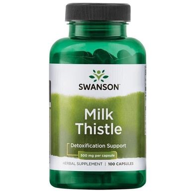Расторопша Milk Thistle Swanson 500 мг 100 капсул