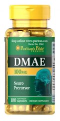 Фотография - DMAE Диметиламіноетанол Puritan's Pride 100 мг 100 капсул