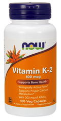 Фотография - Вітамін К2 Vitamin K2 Now Foods 100 мкг 100 капсул