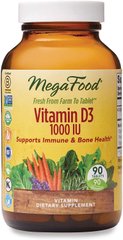 Фотография - Вітамін D3 Vitamin D3 MegaFood 1000 МО 90 таблеток