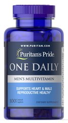 Фотография - Вітаміни для чоловіків One Daily Men's Multivitamin Puritan's Pride 100 каплет