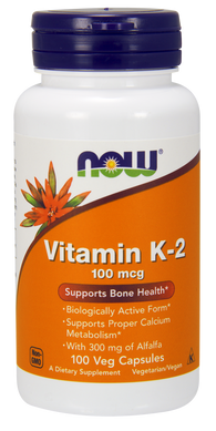 Фотография - Витамин К2 Vitamin K2 Now Foods 100 мкг 100 капсул