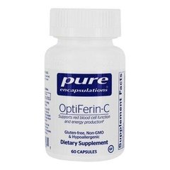 Фотография - Пищевая добавка OptiFerin-C Pure Encapsulations 60 капсул