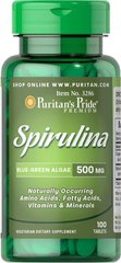 Фотография - Спіруліна Spirulina Puritan's Pride 500 мг 200 таблеток