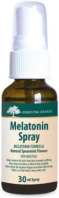 Фотография - Мелатонін Melatonin Sleep Support in Easy Dosing Spray Genestra Brands м'ятний смак спрей 30 мл