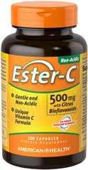 Фотография - Вітамін C з біофлавоноідамі Ester-C American Health 500 мг 120 капсул