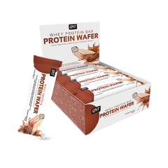 Фотография - Упаковка протеїнових вафель Protein Wafer Joy QNT шоколад 12*35 г