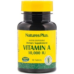Фотография - Витамин А Vitamin A Nature's Plus 10000 МЕ 90 таблеток